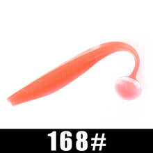 Load image into Gallery viewer, FISH KING 4-5pcs/lot Smell Worm Silicone Soft Fishing Lure 9/12/16cm Bass Artificial Wobblers Tail Jigging Fishing Bait