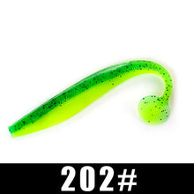 Load image into Gallery viewer, FISH KING 4-5pcs/lot Smell Worm Silicone Soft Fishing Lure 9/12/16cm Bass Artificial Wobblers Tail Jigging Fishing Bait