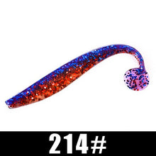 Load image into Gallery viewer, FISH KING 4-5pcs/lot Smell Worm Silicone Soft Fishing Lure 9/12/16cm Bass Artificial Wobblers Tail Jigging Fishing Bait
