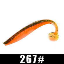 Load image into Gallery viewer, FISH KING 4-5pcs/lot Smell Worm Silicone Soft Fishing Lure 9/12/16cm Bass Artificial Wobblers Tail Jigging Fishing Bait