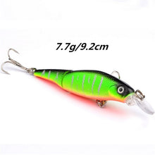 Load image into Gallery viewer, 10cm 15.2g Wobblers Pike Fishing Lures Artificial Multi Jointed Sections Artificial Hard Bait Trolling Pike Carp Fishing Tools