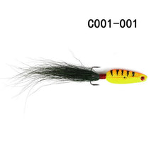 Load image into Gallery viewer, W.P.E Ice Winter Lure 1pcs 10g 15 color 41mm-45mm Hard Fishing Lure Artificial Bait for Winter Lead Jigging Wobbler Treble Hook