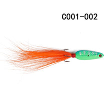 Load image into Gallery viewer, W.P.E Ice Winter Lure 1pcs 10g 15 color 41mm-45mm Hard Fishing Lure Artificial Bait for Winter Lead Jigging Wobbler Treble Hook