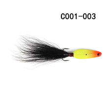 Load image into Gallery viewer, W.P.E Ice Winter Lure 1pcs 10g 15 color 41mm-45mm Hard Fishing Lure Artificial Bait for Winter Lead Jigging Wobbler Treble Hook