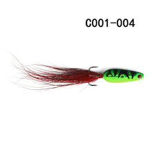 Load image into Gallery viewer, W.P.E Ice Winter Lure 1pcs 10g 15 color 41mm-45mm Hard Fishing Lure Artificial Bait for Winter Lead Jigging Wobbler Treble Hook