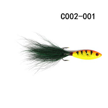 Load image into Gallery viewer, W.P.E Ice Winter Lure 1pcs 10g 15 color 41mm-45mm Hard Fishing Lure Artificial Bait for Winter Lead Jigging Wobbler Treble Hook