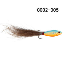 Load image into Gallery viewer, W.P.E Ice Winter Lure 1pcs 10g 15 color 41mm-45mm Hard Fishing Lure Artificial Bait for Winter Lead Jigging Wobbler Treble Hook