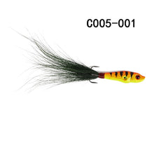 Load image into Gallery viewer, W.P.E Ice Winter Lure 1pcs 10g 15 color 41mm-45mm Hard Fishing Lure Artificial Bait for Winter Lead Jigging Wobbler Treble Hook