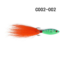 Load image into Gallery viewer, W.P.E Ice Winter Lure 1pcs 10g 15 color 41mm-45mm Hard Fishing Lure Artificial Bait for Winter Lead Jigging Wobbler Treble Hook