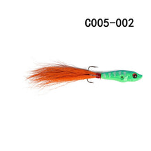 Load image into Gallery viewer, W.P.E Ice Winter Lure 1pcs 10g 15 color 41mm-45mm Hard Fishing Lure Artificial Bait for Winter Lead Jigging Wobbler Treble Hook