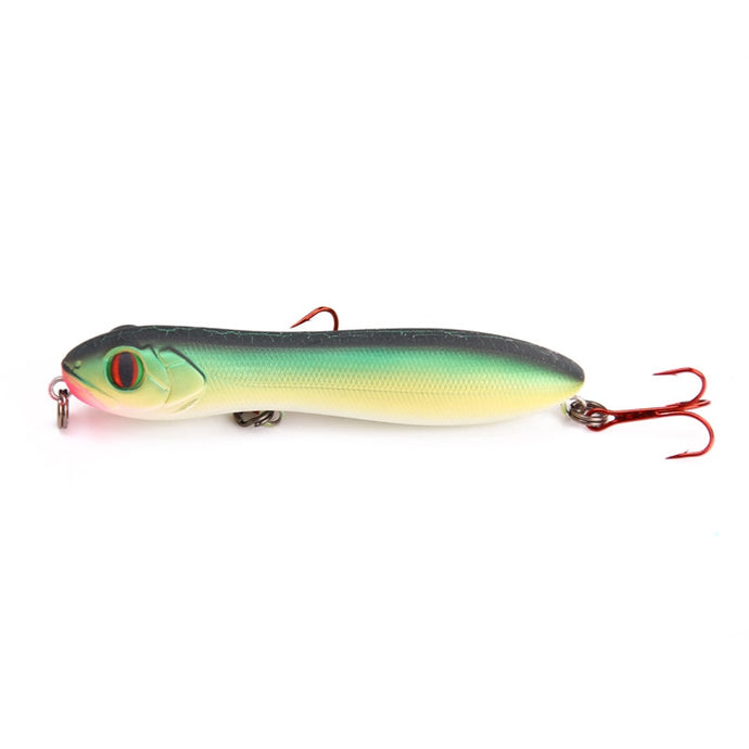 Bionic Lure Fishing Bait Snake Head Life-like Bionic Bait 3D Eyes Double Hooks Baits THJ99