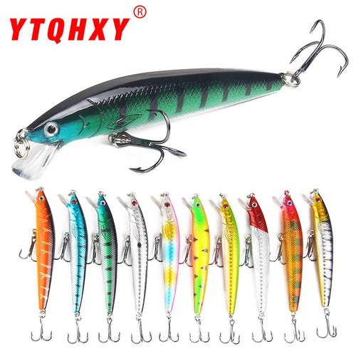 Fishing Lures 10cm 7g 3D Eyes Plastic Hard Bait Crankbait Wobblers With 10# Hooks Artificial Japan Swimbait Peche Tackle