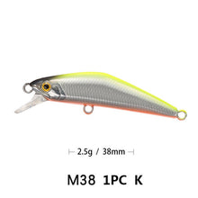Load image into Gallery viewer, Mini minnow trout fishing lure crankbait hard bait wobblers good for sea fishing bass Swimbait leurre pesca fishing bait