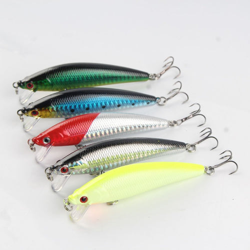 Lovely Lure Simulation Fishing Bionic Hard Aritificial Wobblers Baits Lures Coloured Drawing Pattern Bionic Bait Fishing