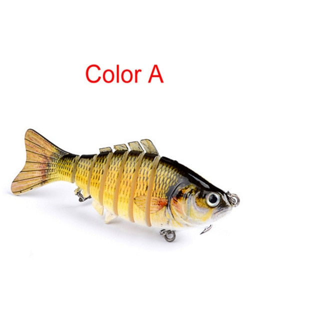 10cm 15.2g Wobblers Pike Fishing Lures Artificial Multi Jointed Sections Artificial Hard Bait Trolling Pike Carp Fishing Tools