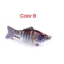 Load image into Gallery viewer, 10cm 15.2g Wobblers Pike Fishing Lures Artificial Multi Jointed Sections Artificial Hard Bait Trolling Pike Carp Fishing Tools