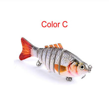 Load image into Gallery viewer, 10cm 15.2g Wobblers Pike Fishing Lures Artificial Multi Jointed Sections Artificial Hard Bait Trolling Pike Carp Fishing Tools